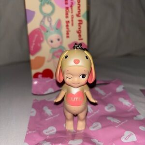 Cute Bunny Angel Keychain